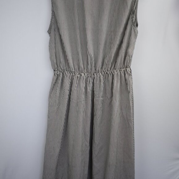 Truth NYC Asymetrical Dress Black & White Striped Size Medium - Picture 5 of 6